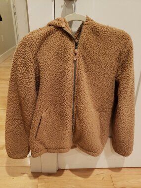 Cozy Tan Sherpa Jacket